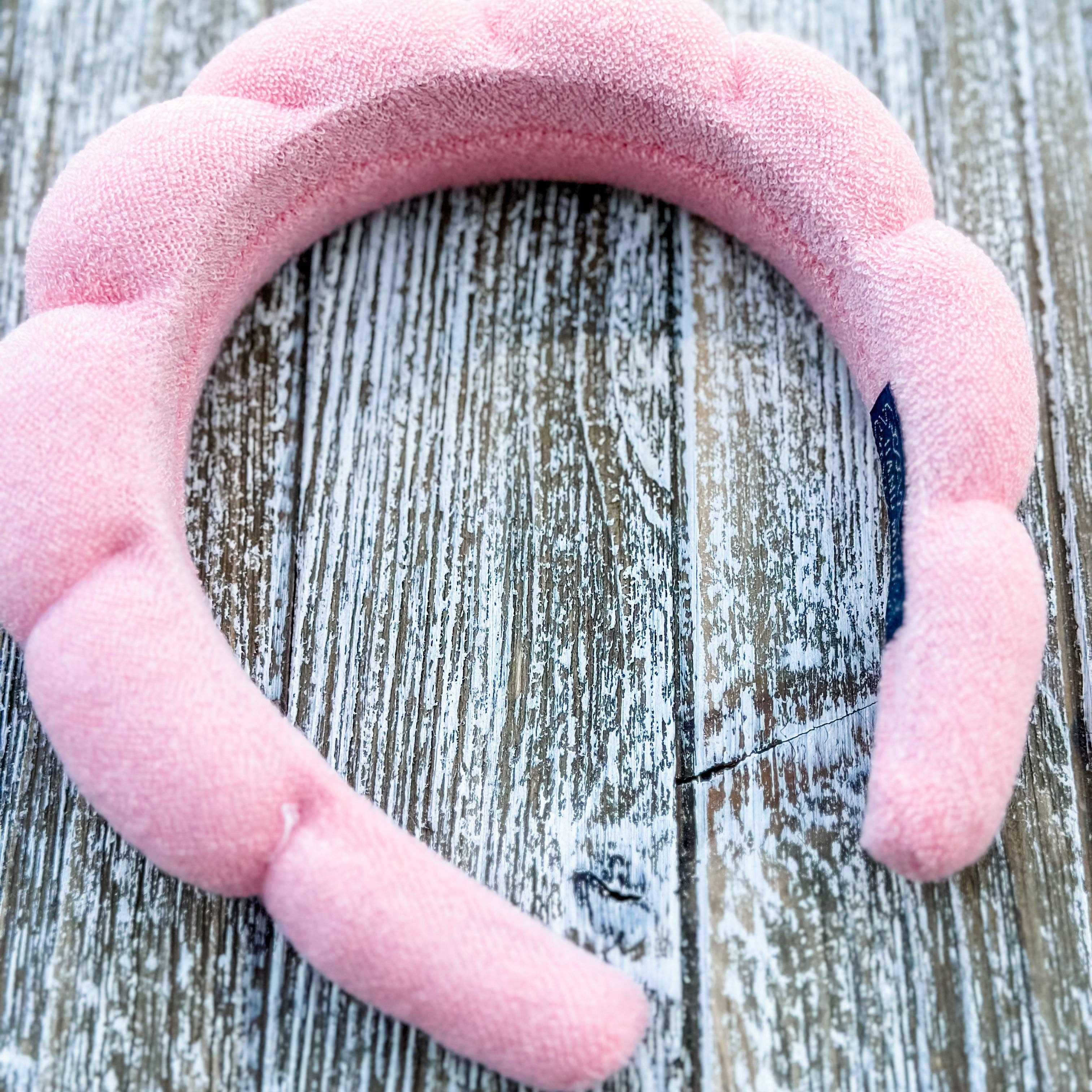 Sia Spa Headband in Light Coral