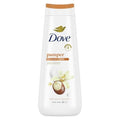 Dove Body Wash Pamper Shea Butter & Vanilla For 24Hr Lotion-Soft Skin Moisturizing Skin Cleanser With No Sulfates No Parabens 20 Oz